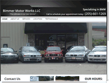 Tablet Screenshot of bimmermotorworksllc.com